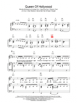 page one of Queen Of Hollywood (Piano, Vocal & Guitar Chords)