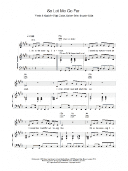 page one of So Let Me Go Far (Piano, Vocal & Guitar Chords)