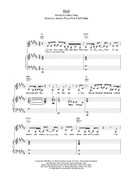 page one of Still (Piano, Vocal & Guitar Chords)