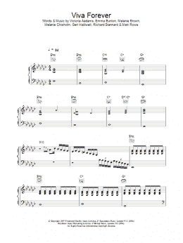 page one of Viva Forever (Piano, Vocal & Guitar Chords)