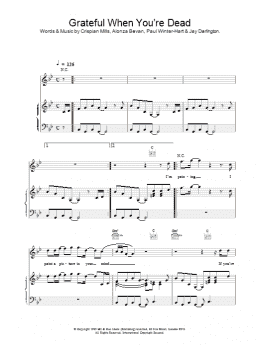 page one of Grateful When You're Dead (Piano, Vocal & Guitar Chords)