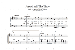 page one of Joseph All The Time (Piano, Vocal & Guitar Chords)