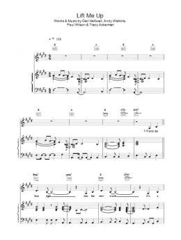 page one of Lift Me Up (Piano, Vocal & Guitar Chords)