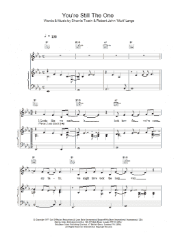 page one of You're Still The One (Piano, Vocal & Guitar Chords (Right-Hand Melody))