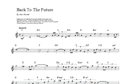 page one of Back To The Future (Lead Sheet / Fake Book)