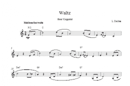 page one of Coppelia Waltz (Lead Sheet / Fake Book)