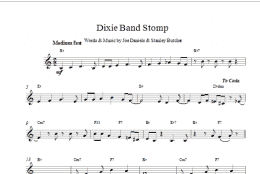 page one of Dixie Band Stomp (Top Line) (Lead Sheet / Fake Book)
