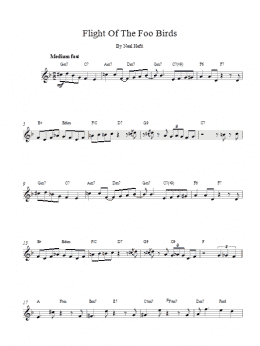 page one of Flight Of The Foo Birds (Lead Sheet / Fake Book)