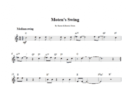 page one of Moten's Swing (Lead Sheet / Fake Book)