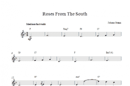 page one of Roses From The South (Lead Sheet / Fake Book)