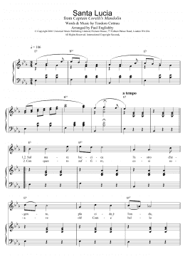 page one of Santa Lucia (Piano & Vocal)