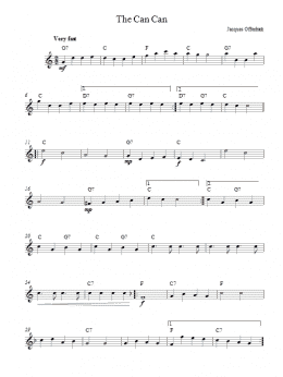 page one of Can Can (Lead Sheet / Fake Book)