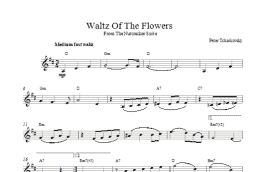 page one of Waltz Of The Flowers (from The Nutcracker Suite) (Lead Sheet / Fake Book)