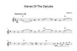 page one of Waves Of The Danube (Lead Sheet / Fake Book)