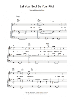page one of Let Your Soul Be Your Pilot (Piano, Vocal & Guitar Chords)
