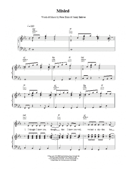 page one of Misled (Piano, Vocal & Guitar Chords)