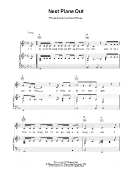 page one of Next Plane Out (Piano, Vocal & Guitar Chords)