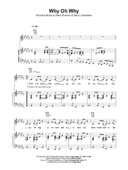 page one of Why Oh Why (Piano, Vocal & Guitar Chords)