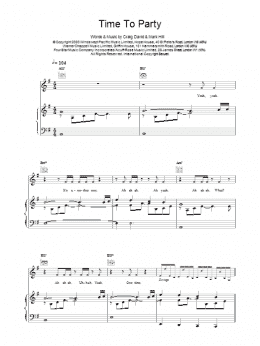 page one of Time To Party (Piano, Vocal & Guitar Chords)