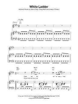 page one of White Ladder (Piano, Vocal & Guitar Chords)