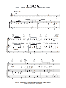 page one of If I Had You (Piano, Vocal & Guitar Chords)