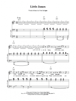 page one of Little James (Piano, Vocal & Guitar Chords)