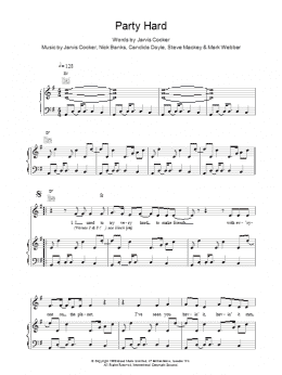 page one of Party Hard (Piano, Vocal & Guitar Chords)