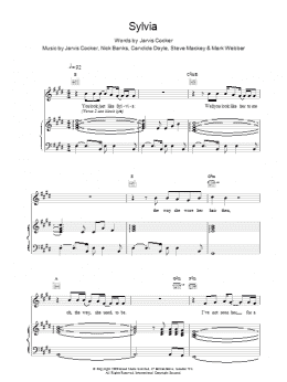 page one of Sylvia (Piano, Vocal & Guitar Chords)