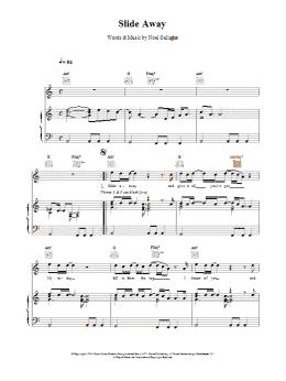 page one of Slide Away (Piano, Vocal & Guitar Chords)