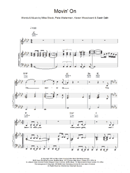 page one of Movin On (Piano, Vocal & Guitar Chords)