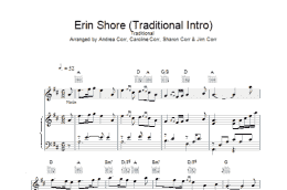 page one of Erin Shore (Traditional Intro) (Piano, Vocal & Guitar Chords)
