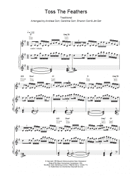 page one of Toss The Feathers (Piano, Vocal & Guitar Chords)