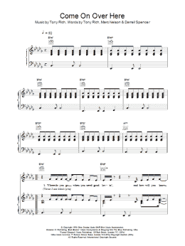 page one of Come On Over Here (Piano, Vocal & Guitar Chords)