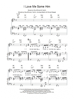 page one of I Love Me Some Him (Piano, Vocal & Guitar Chords)