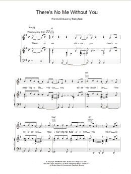 page one of There's No Me Without You (Piano, Vocal & Guitar Chords)