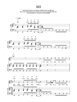 page one of 303 (Piano, Vocal & Guitar Chords)