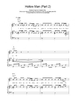 page one of Hollow Man (Part 2) (Piano, Vocal & Guitar Chords)