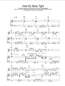 page one of Hold My Body Tight (Piano, Vocal & Guitar Chords)
