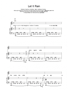 page one of Let It Rain (Piano, Vocal & Guitar Chords)
