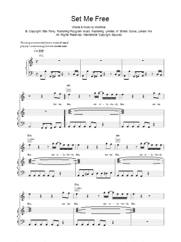 page one of Set Me Free (Piano, Vocal & Guitar Chords)