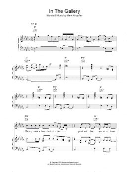 page one of In The Gallery (Piano, Vocal & Guitar Chords)