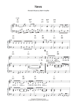 page one of News (Piano, Vocal & Guitar Chords)