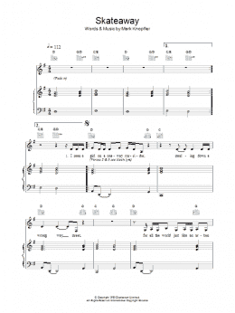 page one of Skateaway (Piano, Vocal & Guitar Chords)