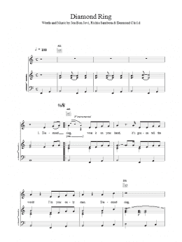 page one of Diamond Ring (Piano, Vocal & Guitar Chords)