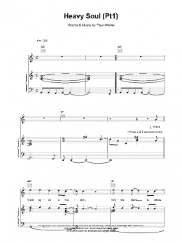 page one of Heavy Soul (Pt1) (Piano, Vocal & Guitar Chords)
