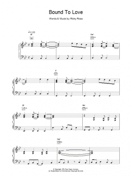 page one of Bound To Love (Piano, Vocal & Guitar Chords)