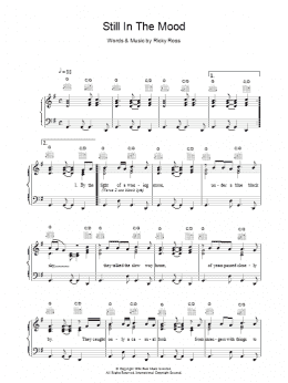 page one of Still In The Mood (Piano, Vocal & Guitar Chords)