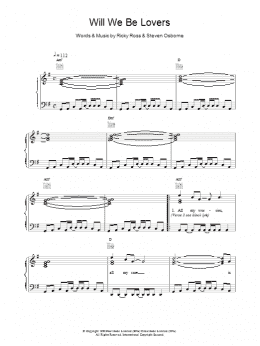 page one of Will We Be Lovers (Piano, Vocal & Guitar Chords)