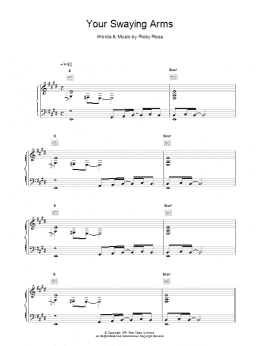 page one of Your Swaying Arms (Piano, Vocal & Guitar Chords)