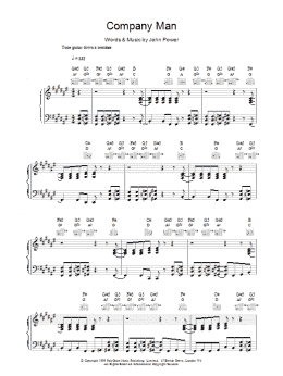 page one of Company Man (Piano, Vocal & Guitar Chords)